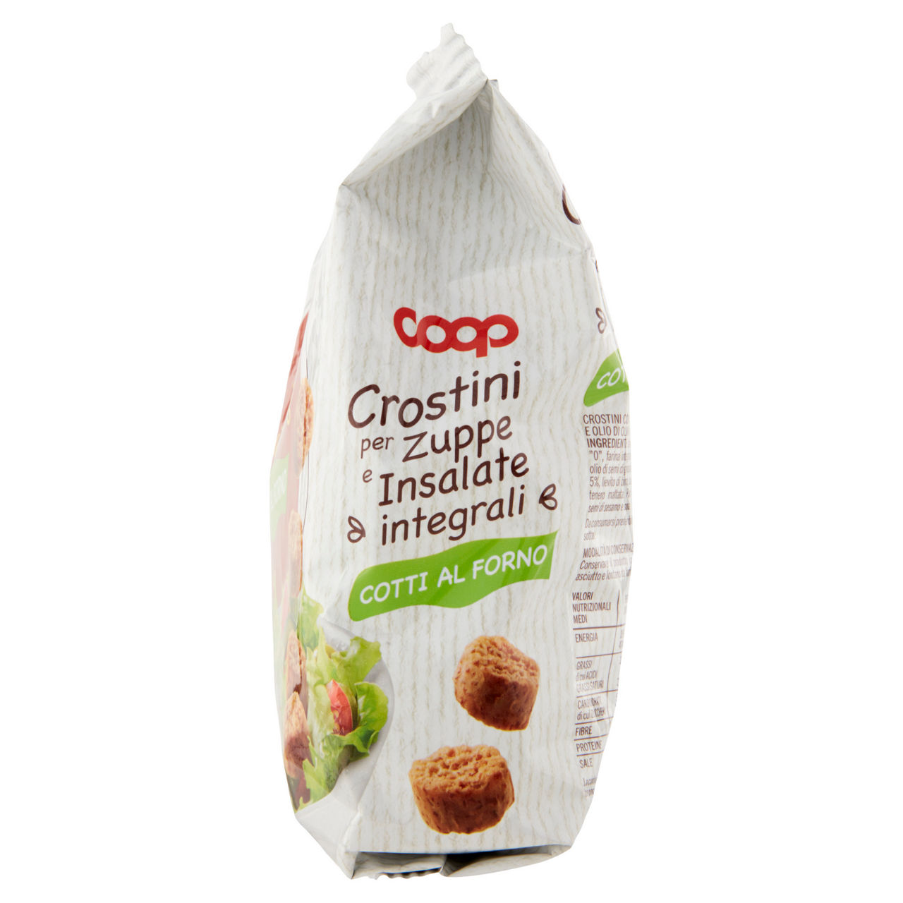 Crostini per zuppe e insalate integrali sacchetto coop g 200 - Immagine 11