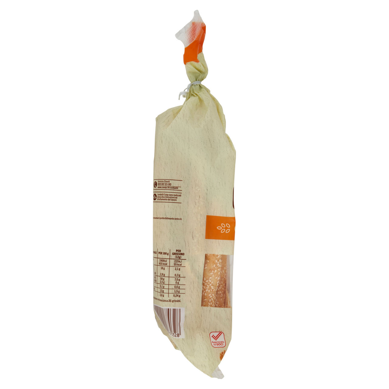 Grissini rustici Grissoghiotti con semi di sesamo 250 gr - Immagine 61