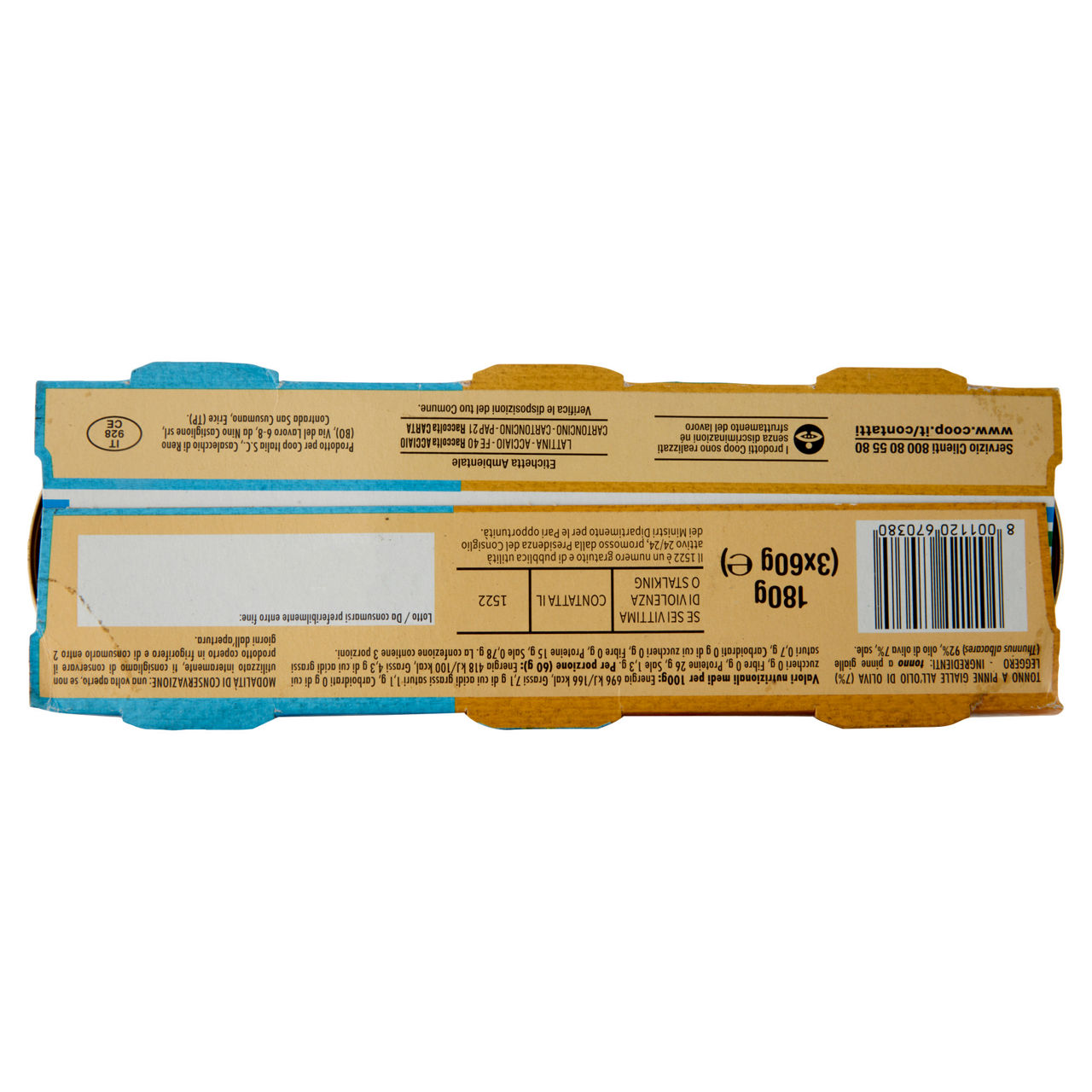 Tonno leggero olio oliva bene sì coop g 60 x 3 - Immagine 11