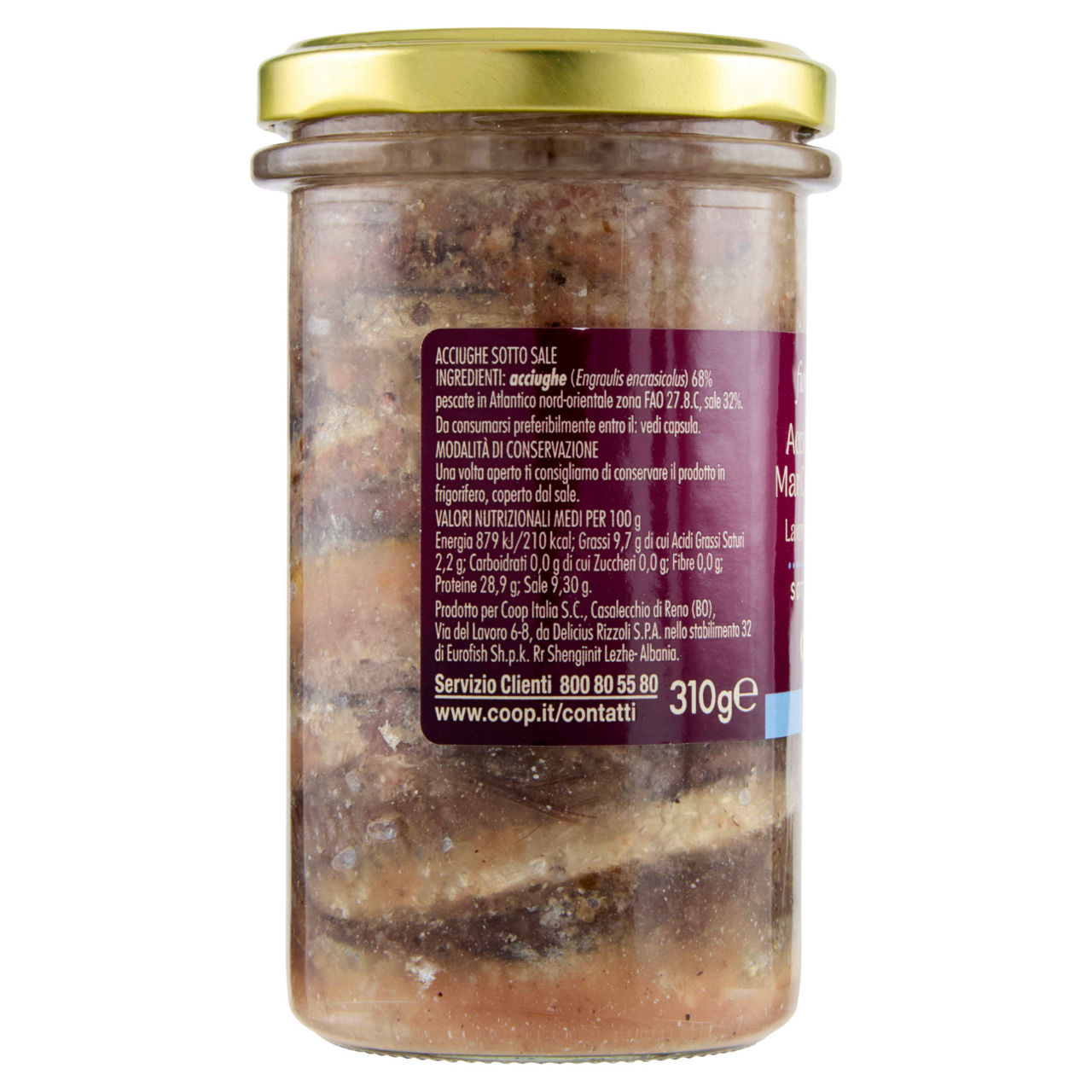 Acciughe del cantabrico sotto sale 310 gr - Immagine 51