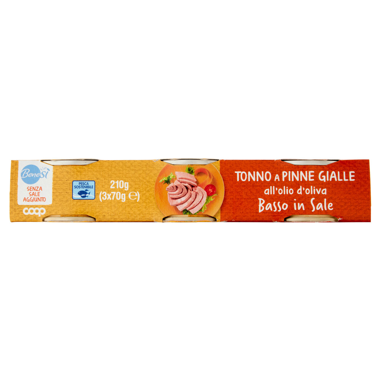 Tonno a basso contenuto di sale olio oliva bene sì coop g 70x3 - Immagine 31
