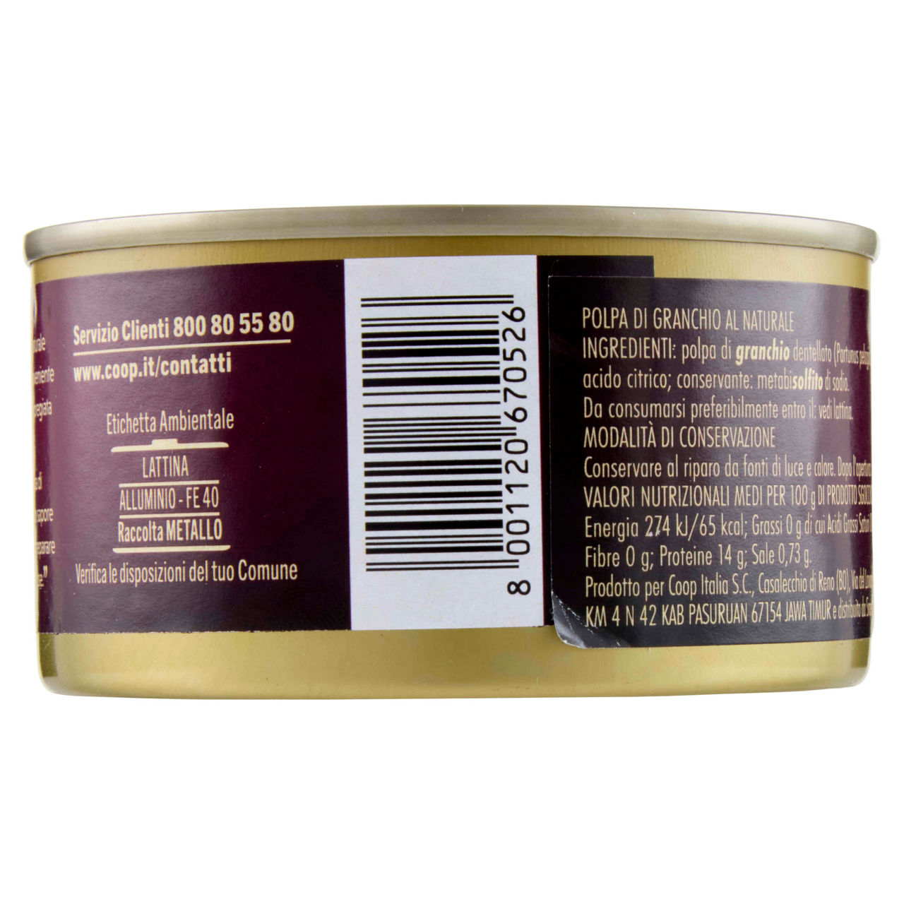 Polpa di granchio al naturale 170 gr - Immagine 41