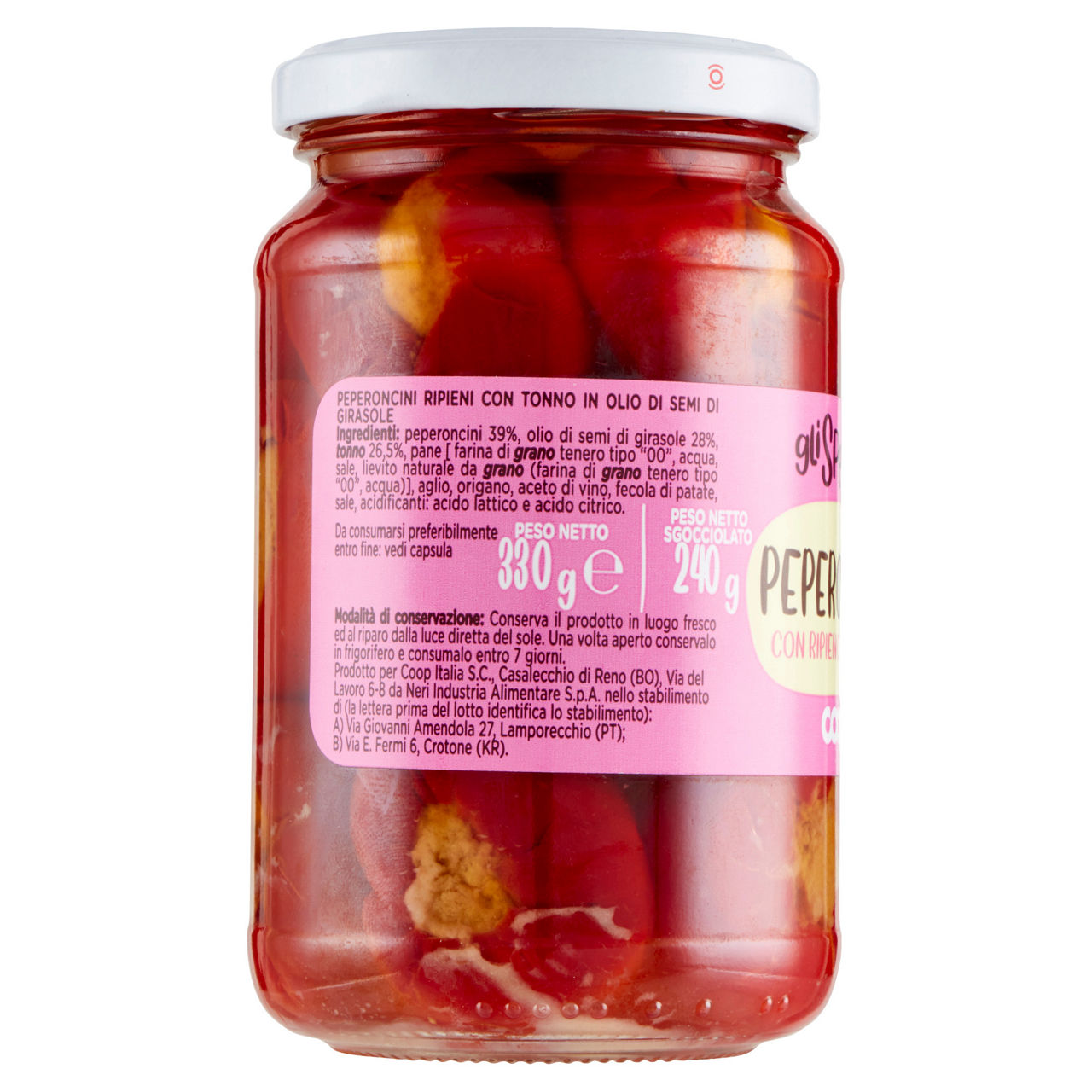 Peperoncini al tonno spesotti coop vaso vetro g 330 sgocc g240 - Immagine 41