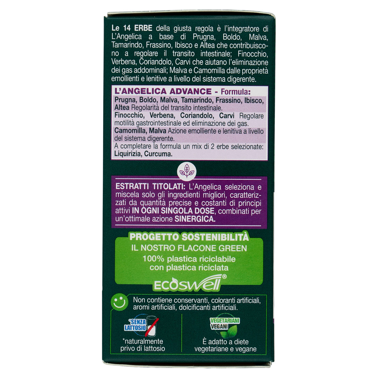 Integratore alimentare Le 14 Erbe dalla giusta regola 75 compresse - Immagine 21