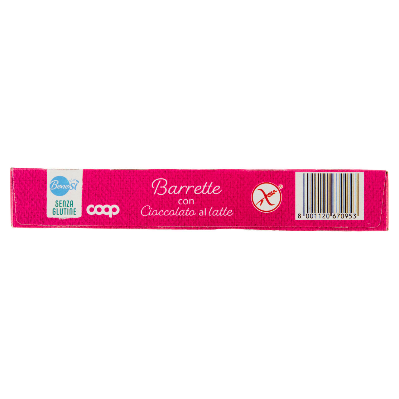 Barrette con cioccolato al latte senza glutine bene si' coop g 80 g 4x20 - Immagine 51