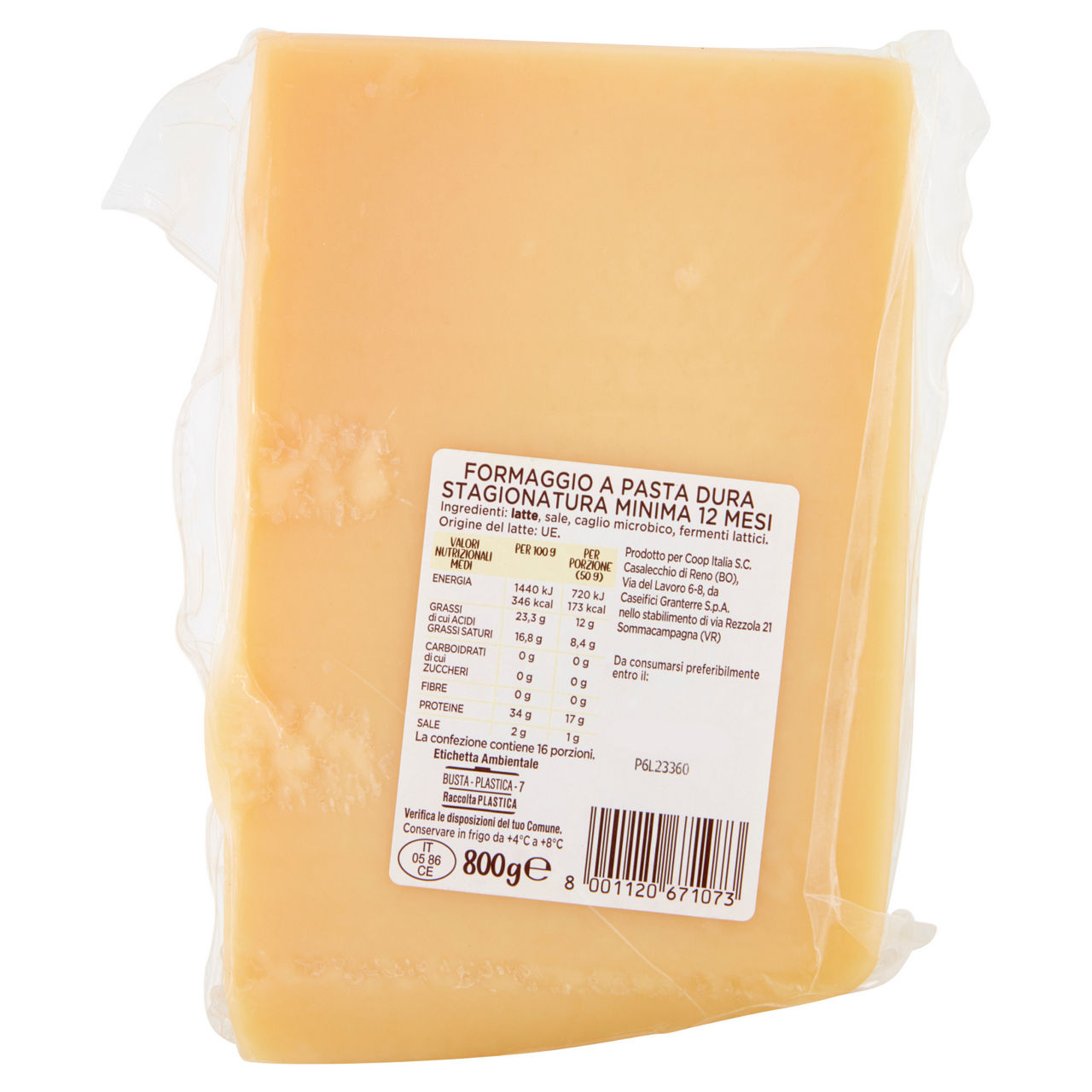 Formaggio duro stagionato 12 mesi 800 gr - Immagine 11