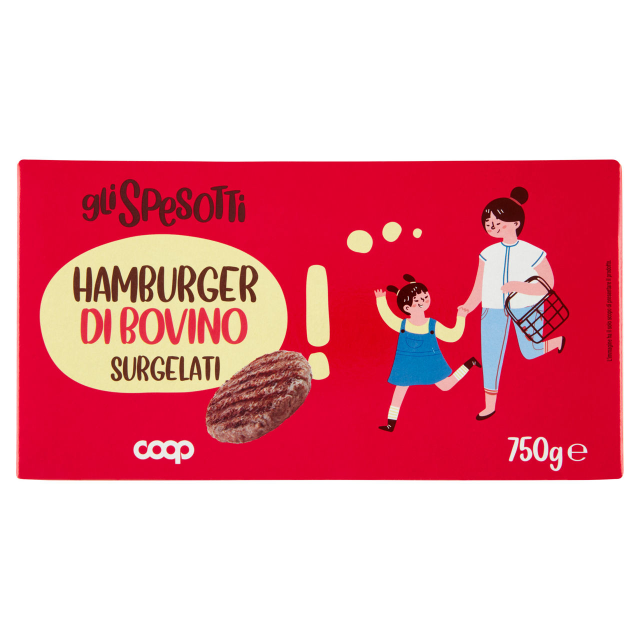 Hamburger di bovino surgelati 750 gr - Immagine 01