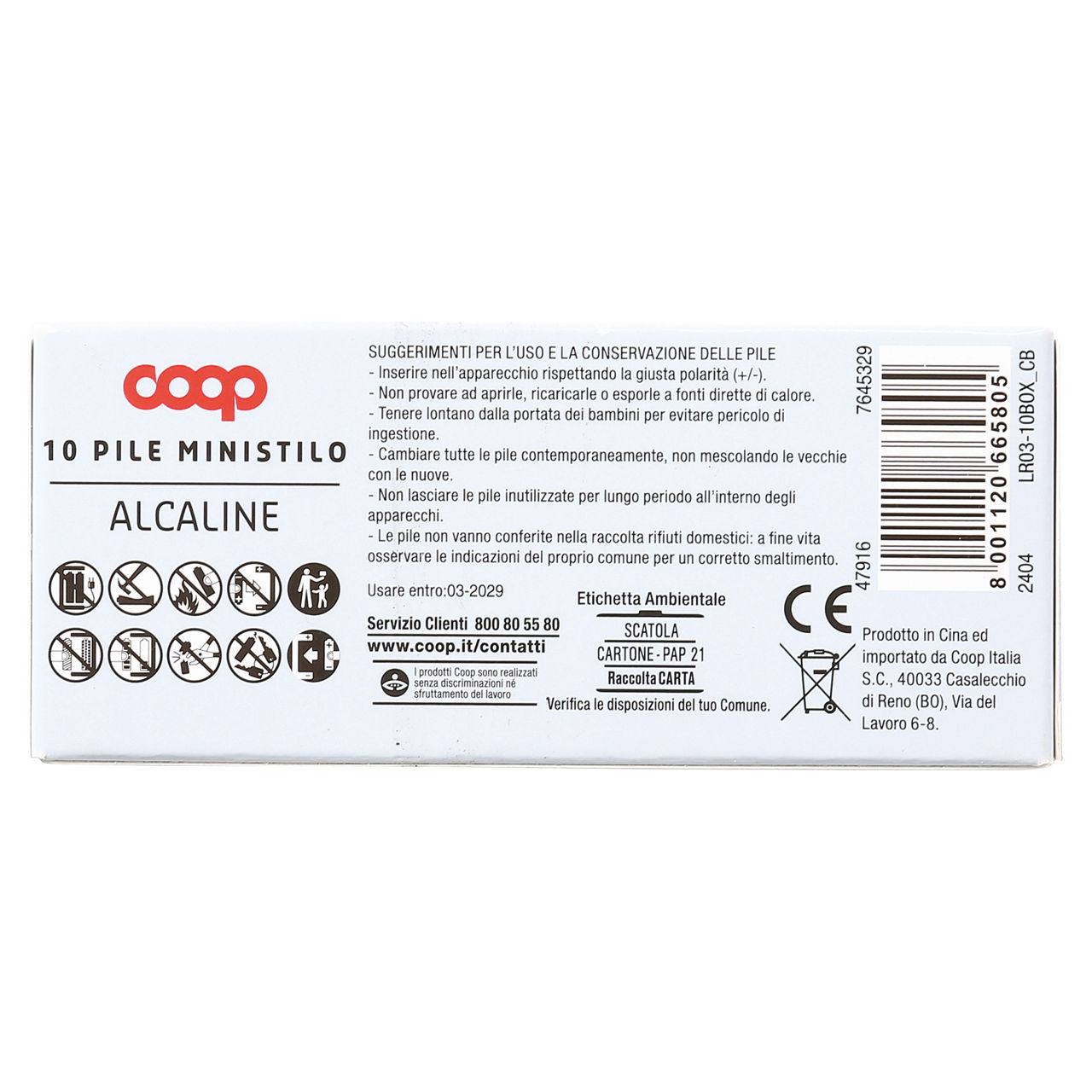 10 pile ministilo coop aaa lr03 alcaline - Immagine 11