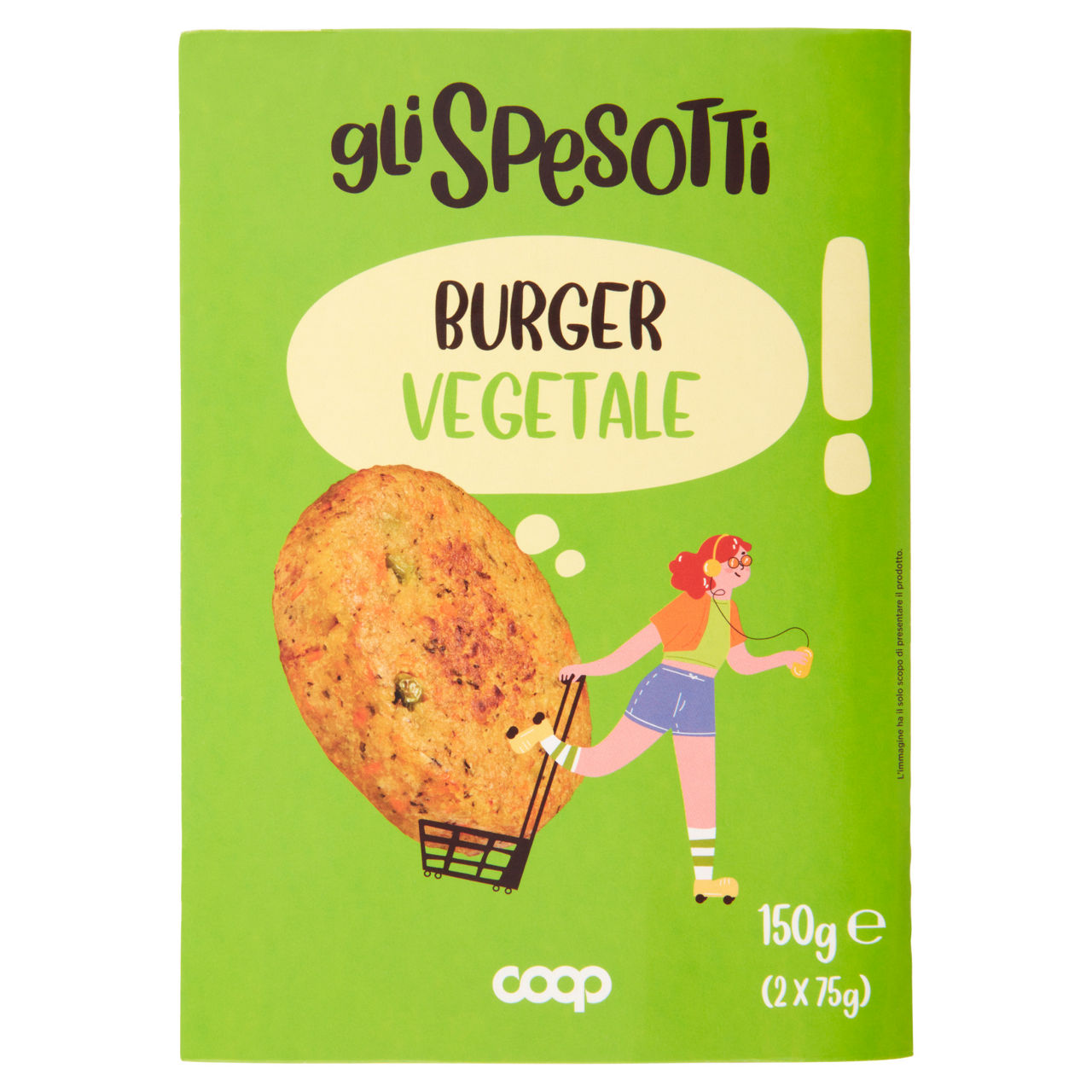 Burger vegetali 2 pz 150 gr - Immagine 01