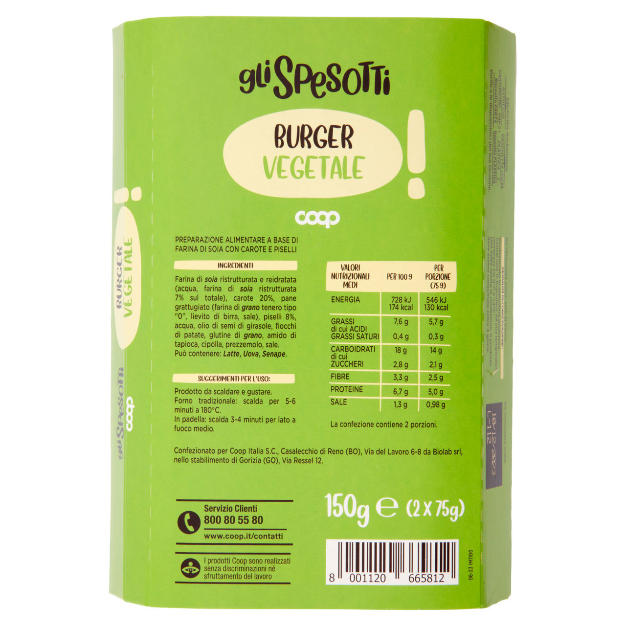 Burger vegetali 2 pz 150 gr - Immagine 11