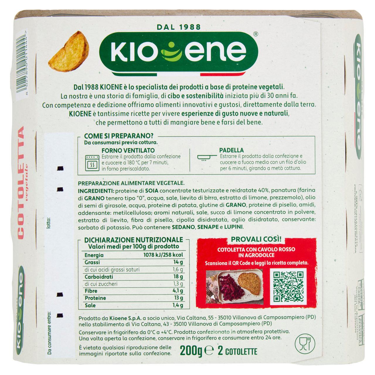 Cotolette vegetali 2 pz 200 gr - Immagine 41