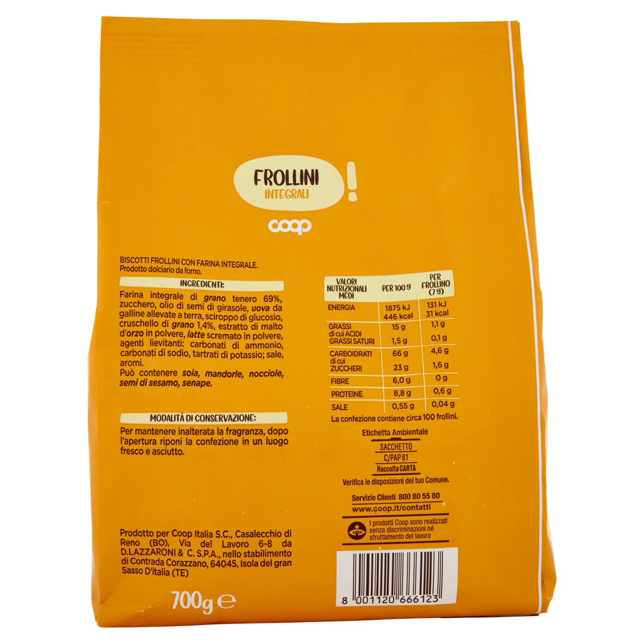 Biscotti frollini integrali 700 gr - Immagine 41
