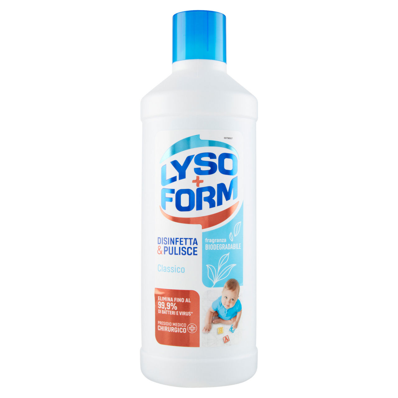 Detergente per pavimenti disinfettante classico 1,1 lt - Immagine 01