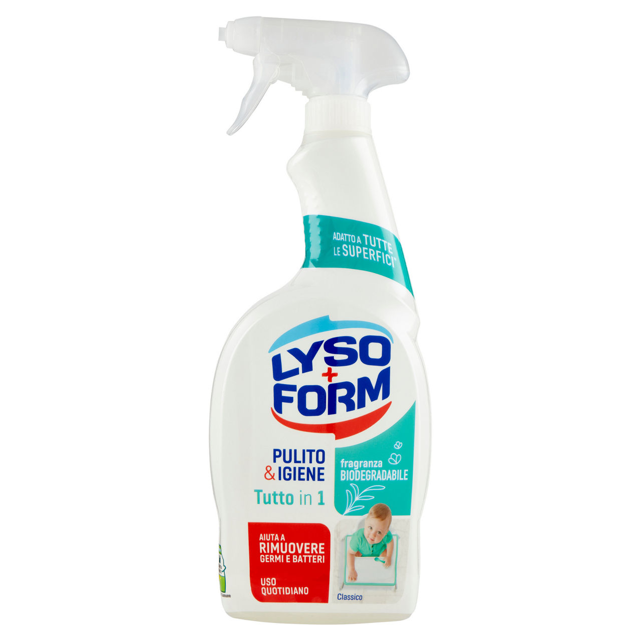Detergente superfici lysoform spray tutto in 1 classico ml 700