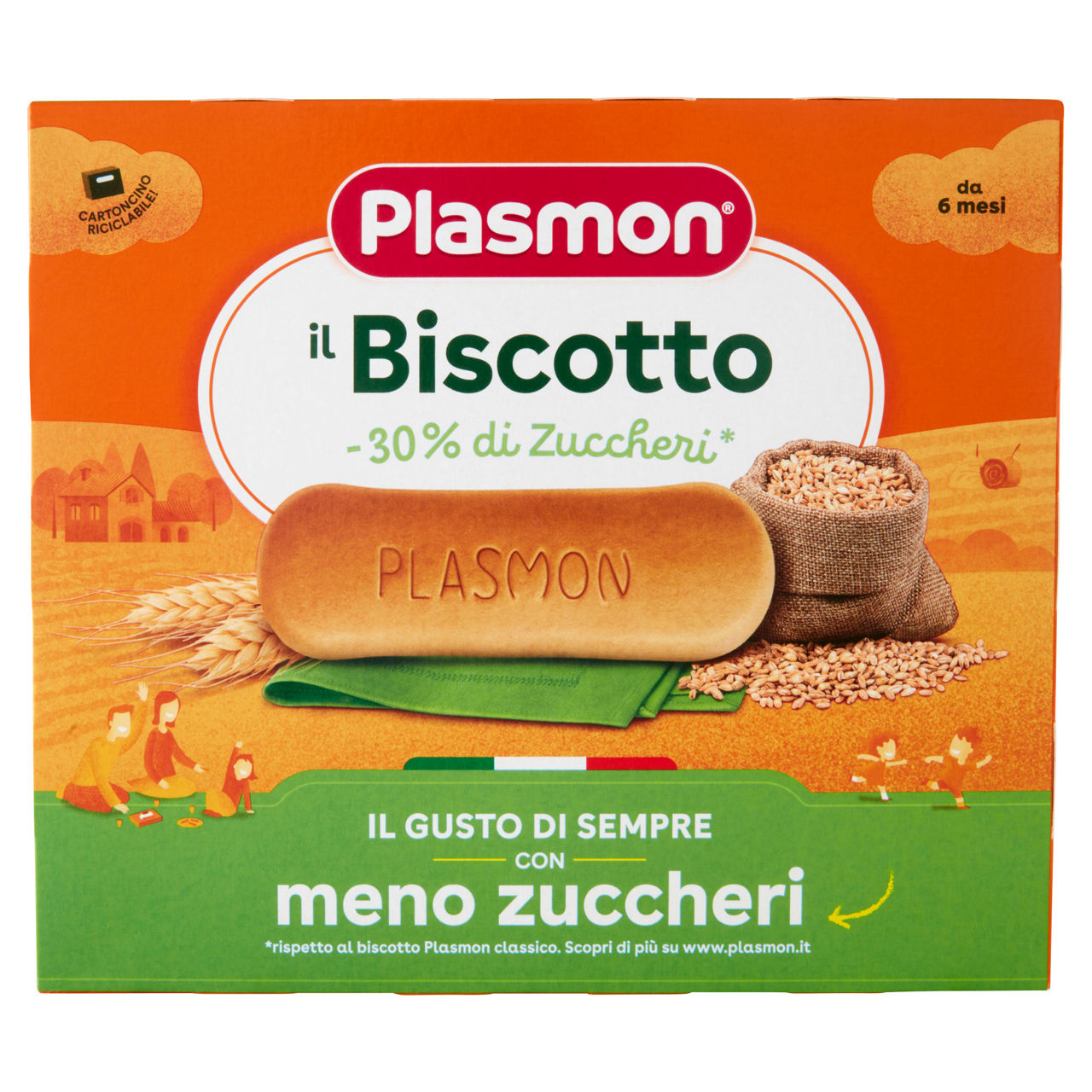 Biscotto -30% zuccheri 320 gr