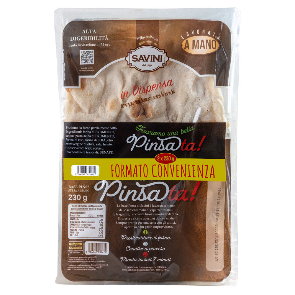 Base per pinsa 2 pz x 230 gr