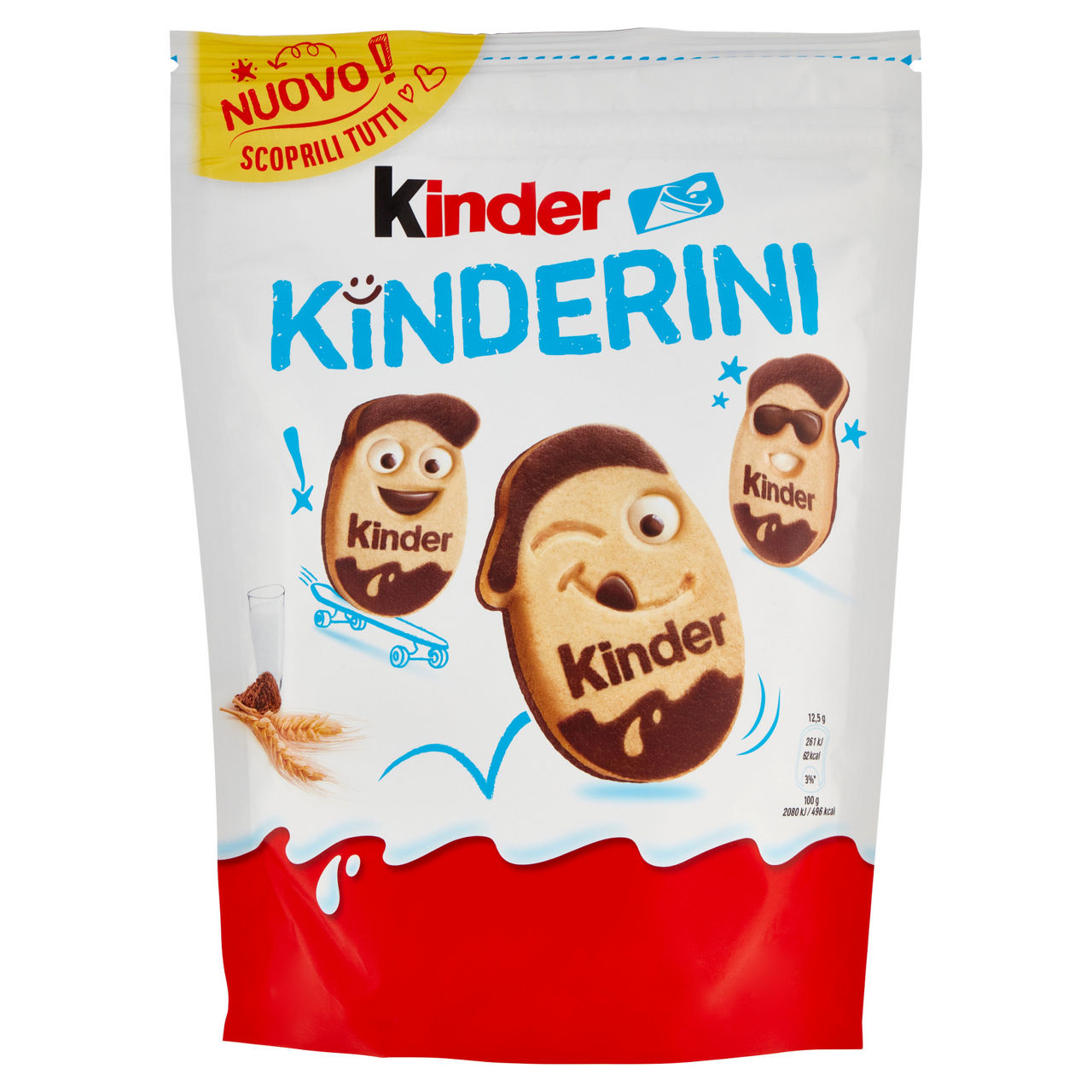 Biscotti kinderini 250 gr - Immagine 01