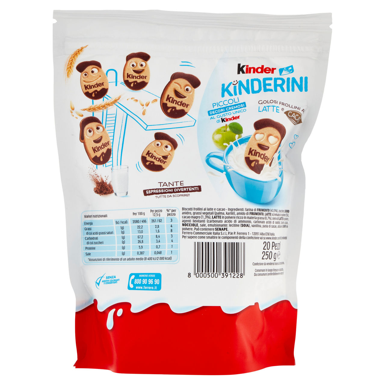 Biscotti kinderini 250 gr - Immagine 41