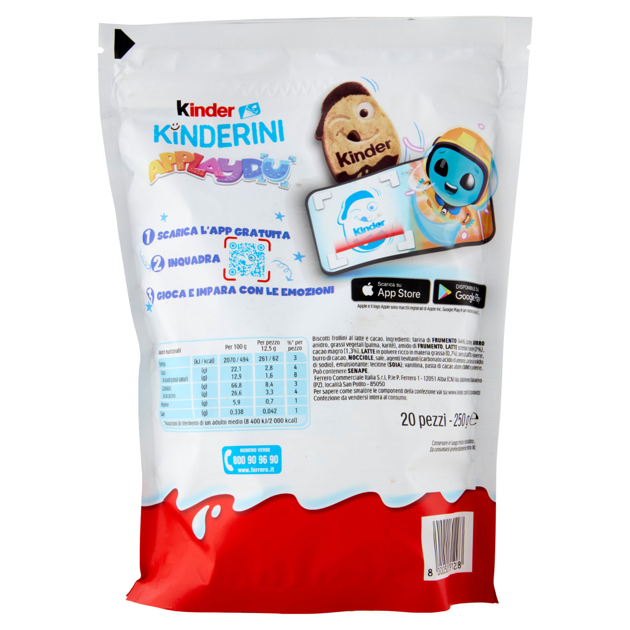 Biscotti kinderini 250 gr - Immagine 81