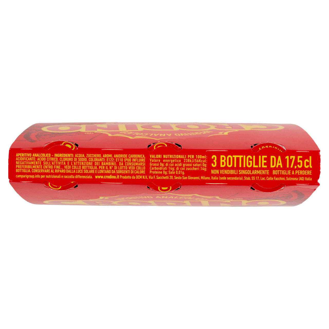 Aperitivo analcolico crodino arancia rossa cluster ml 175 x 3 - Immagine 31