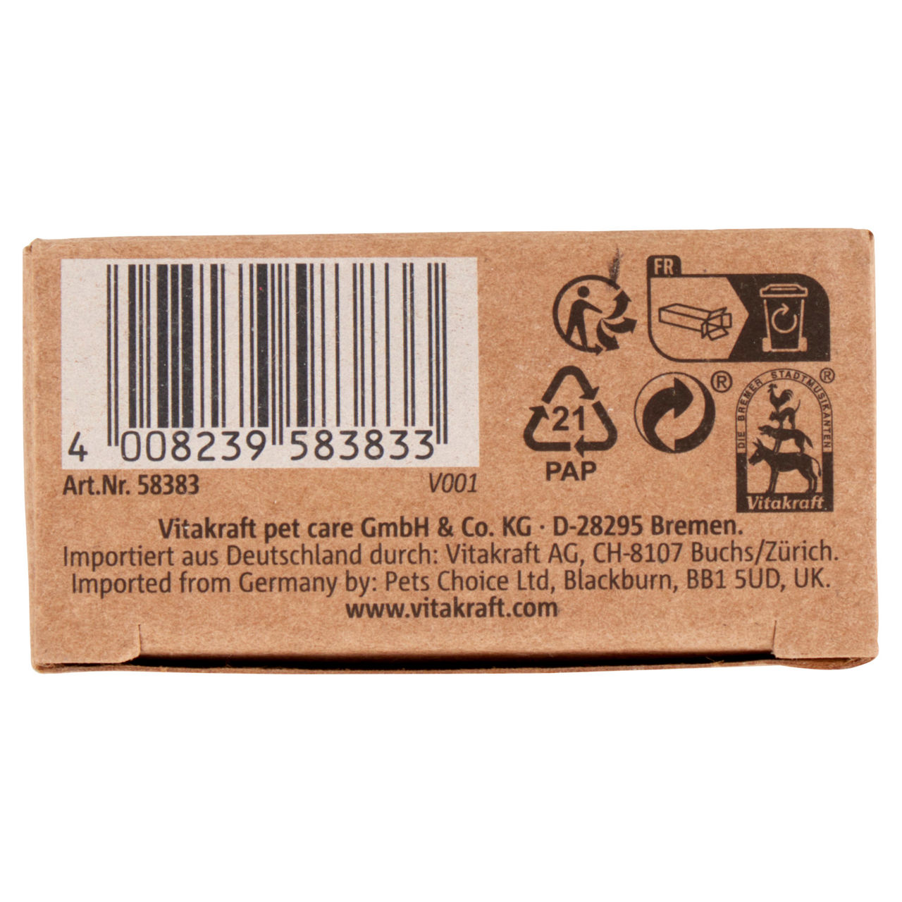 Sacchetti biodegradabili&compost vitakraft 3x15pz - Immagine 41