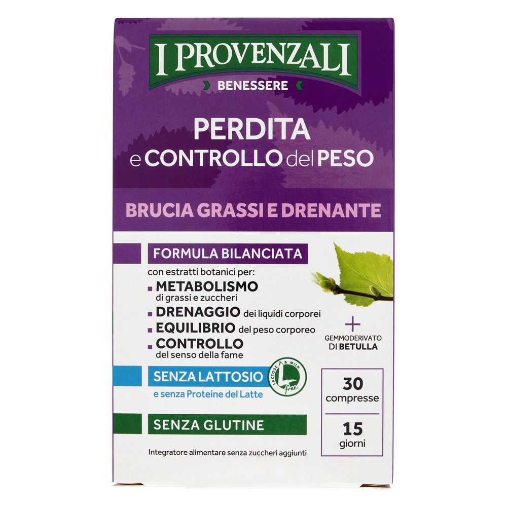 Immagine 1 di 6 del prodotto Integratore perdita e controllo peso 30 compresse 