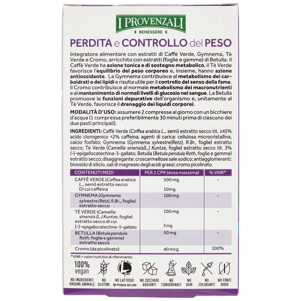 Immagine 3 di 6 del prodotto Integratore perdita e controllo peso 30 compresse 