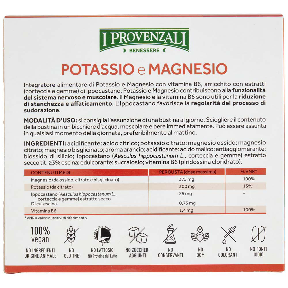 Immagine 3 di 6 del prodotto Integratore potassio e magnesio 20 buste 