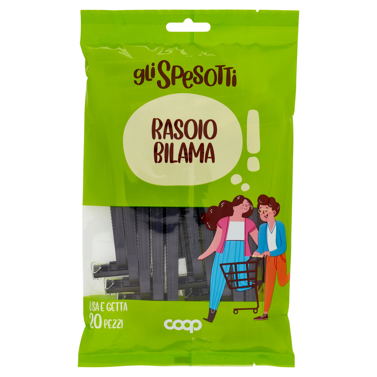 Rasoi usa e getta coop gli spesotti bilama unisex pz.20
