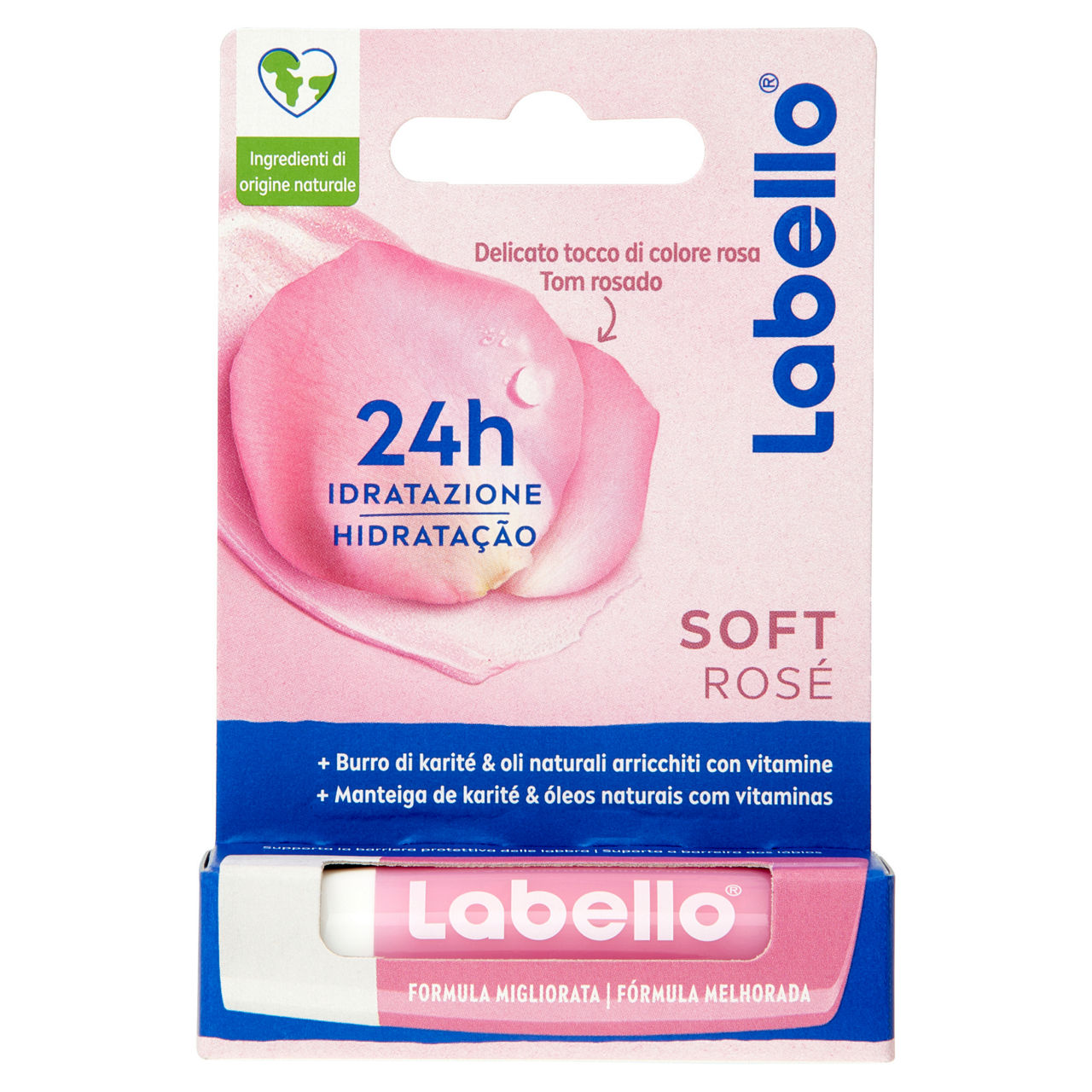 Labello balsamo labbra soft rosè ml 5,5 pz.1