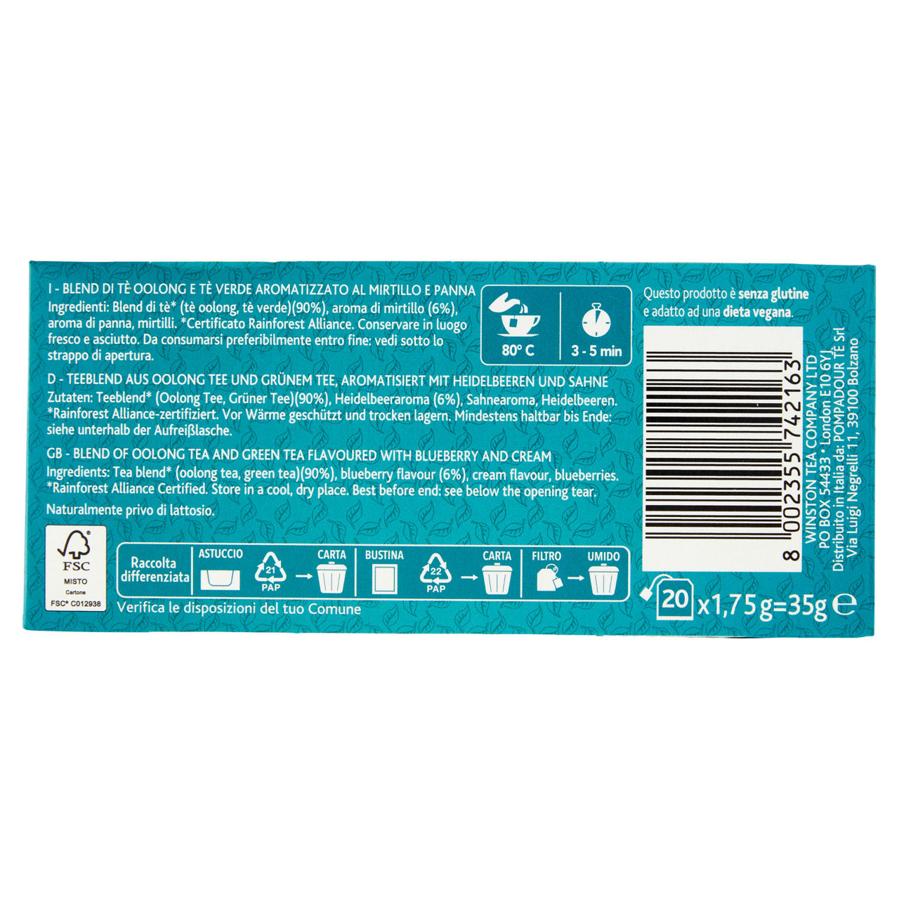 The Oolong milky mirtillo 20 filtri - Immagine 51