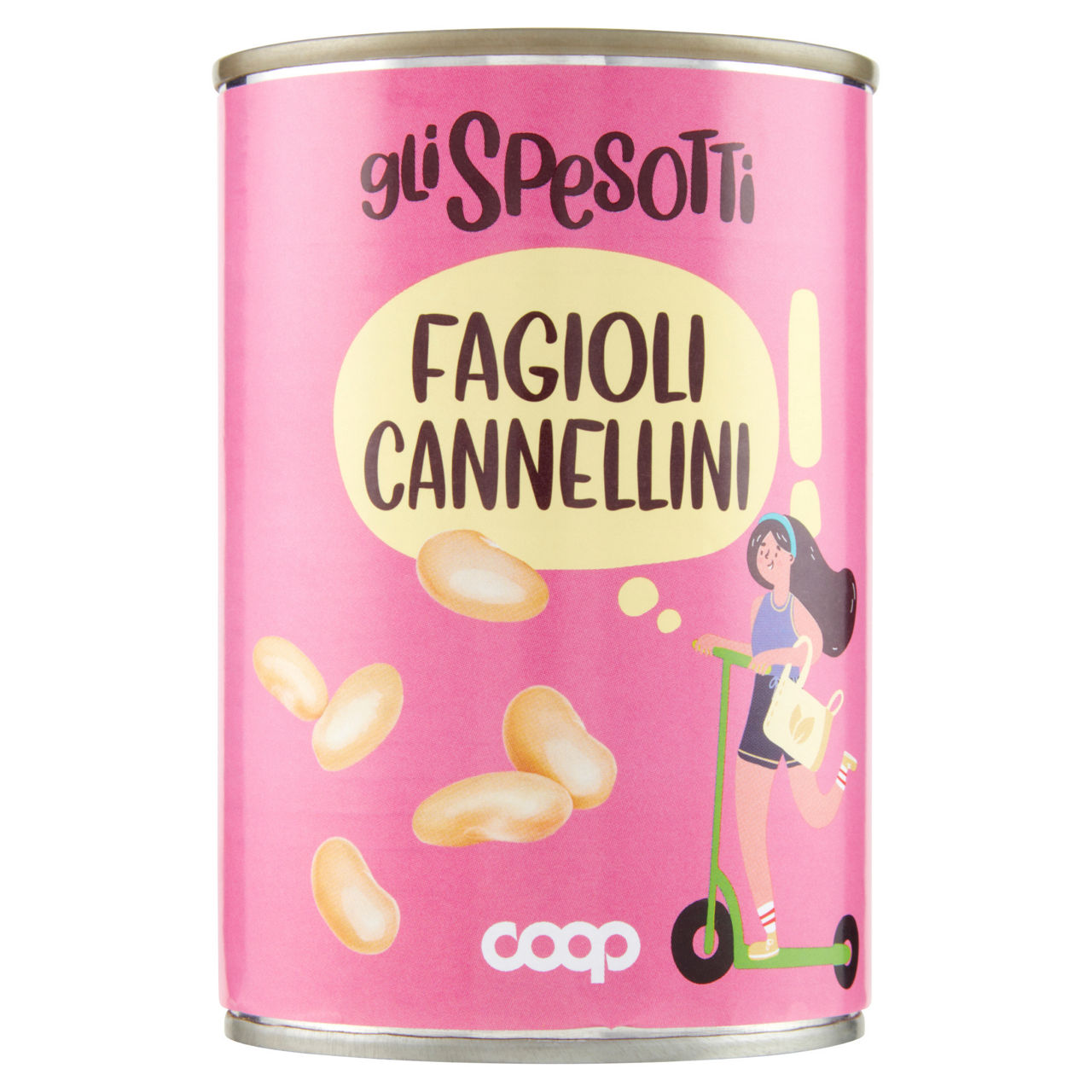 Fagioli cannellini gli spesotti coop latta g 400