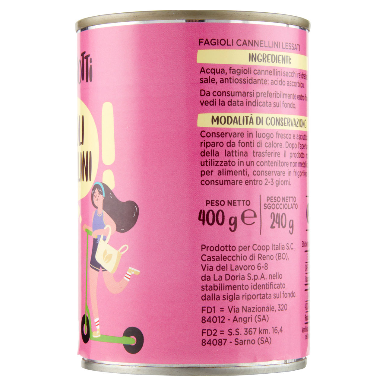 Fagioli cannellini gli spesotti coop latta g 400 - Immagine 11