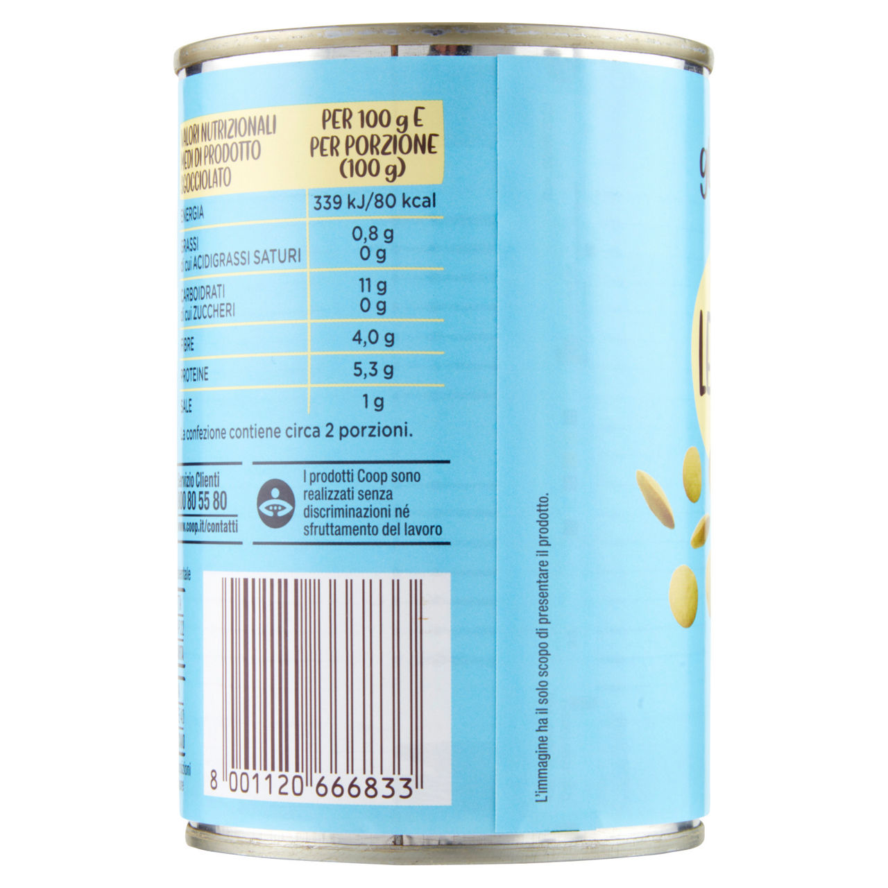 Lenticchie gli spesotti coop latta g400 sgocc.g240 - Immagine 51