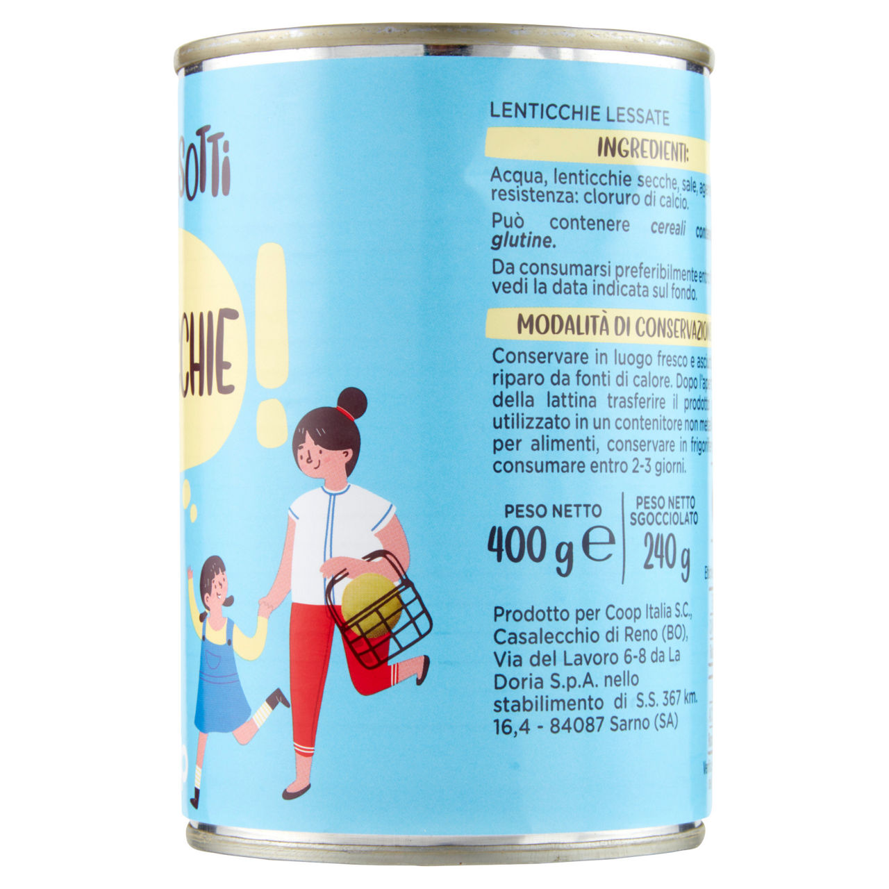 Lenticchie gli spesotti coop latta g400 sgocc.g240 - Immagine 21