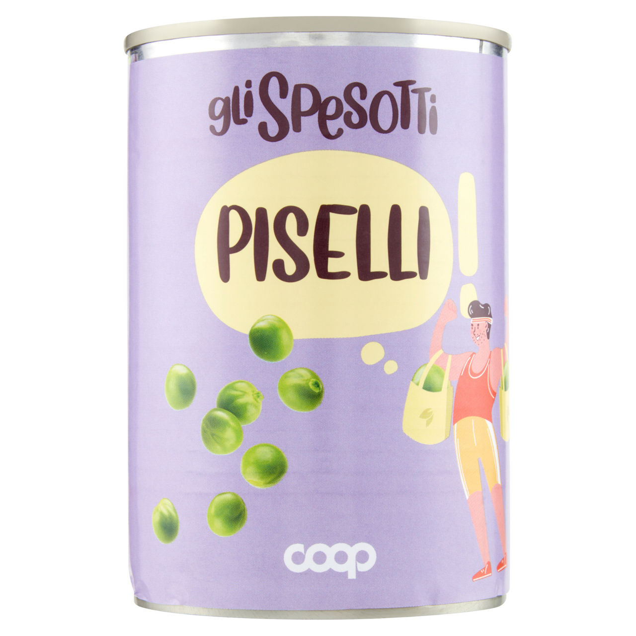 Piselli gli spesotti coop latta g400 sgocc.g240