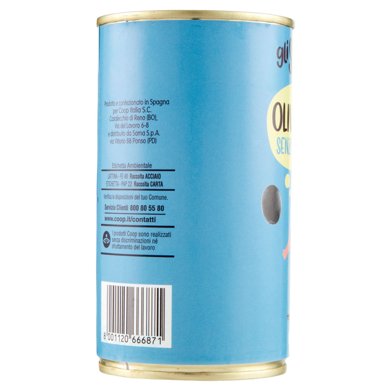 Olive nere denocciolate latta gli spesotti coop g350 sgocc.g150 - Immagine 51