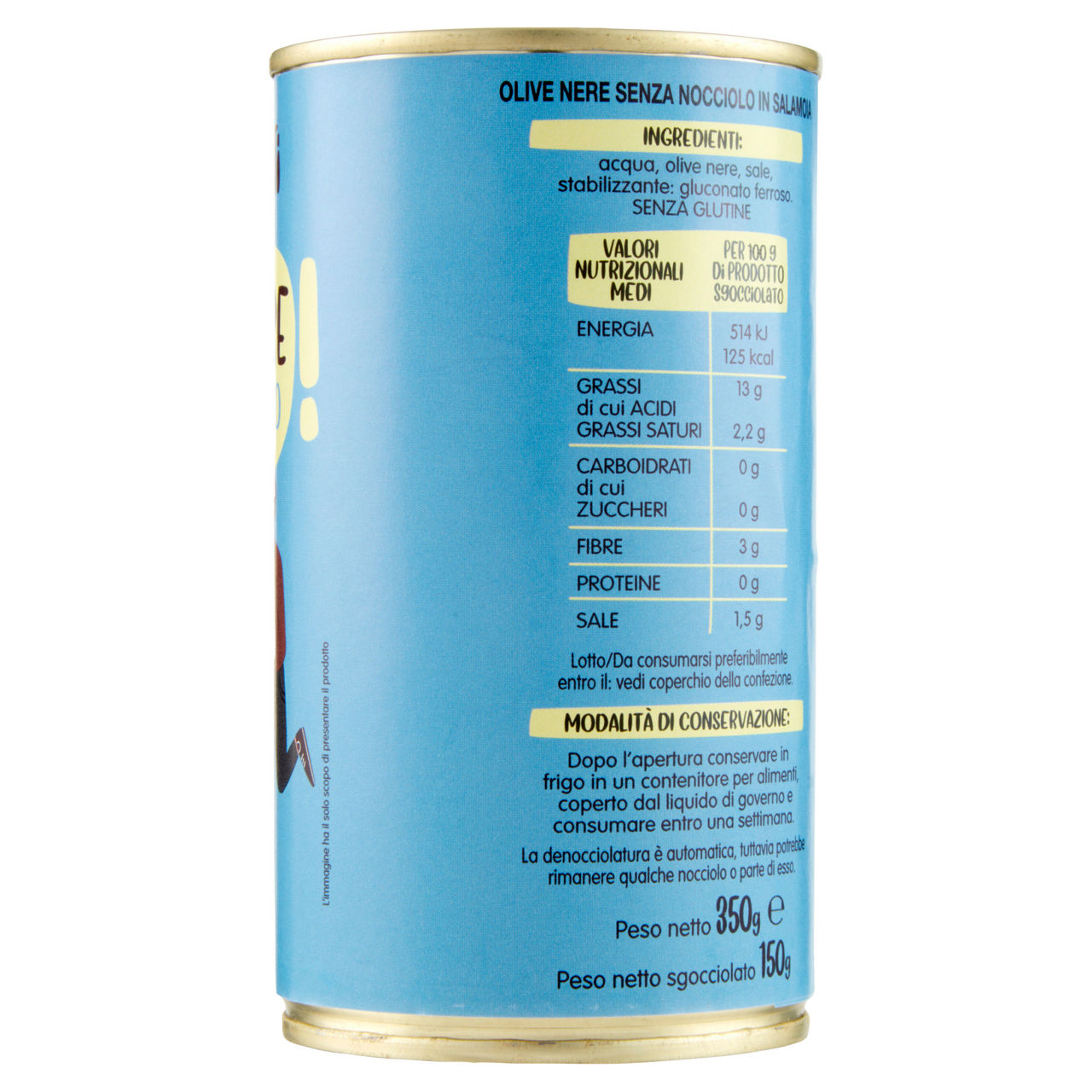 Olive nere denocciolate latta gli spesotti coop g350 sgocc.g150 - Immagine 41