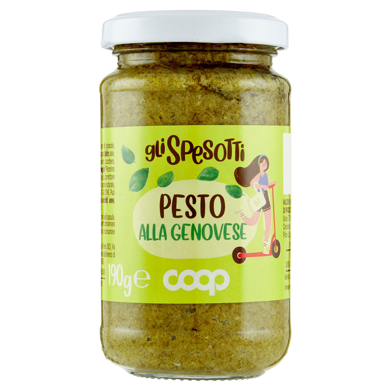 Pesto alla genovese gli spesotti coop vaso vetro g 190
