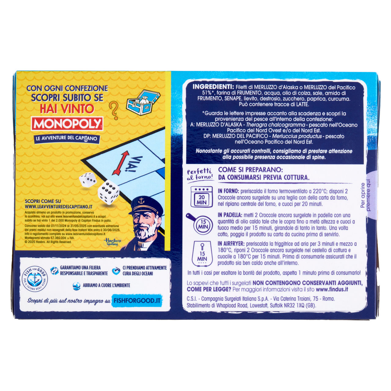 Croccole di merluzzo d'Alaska extra croccanti surgelate 216 gr - Immagine 31