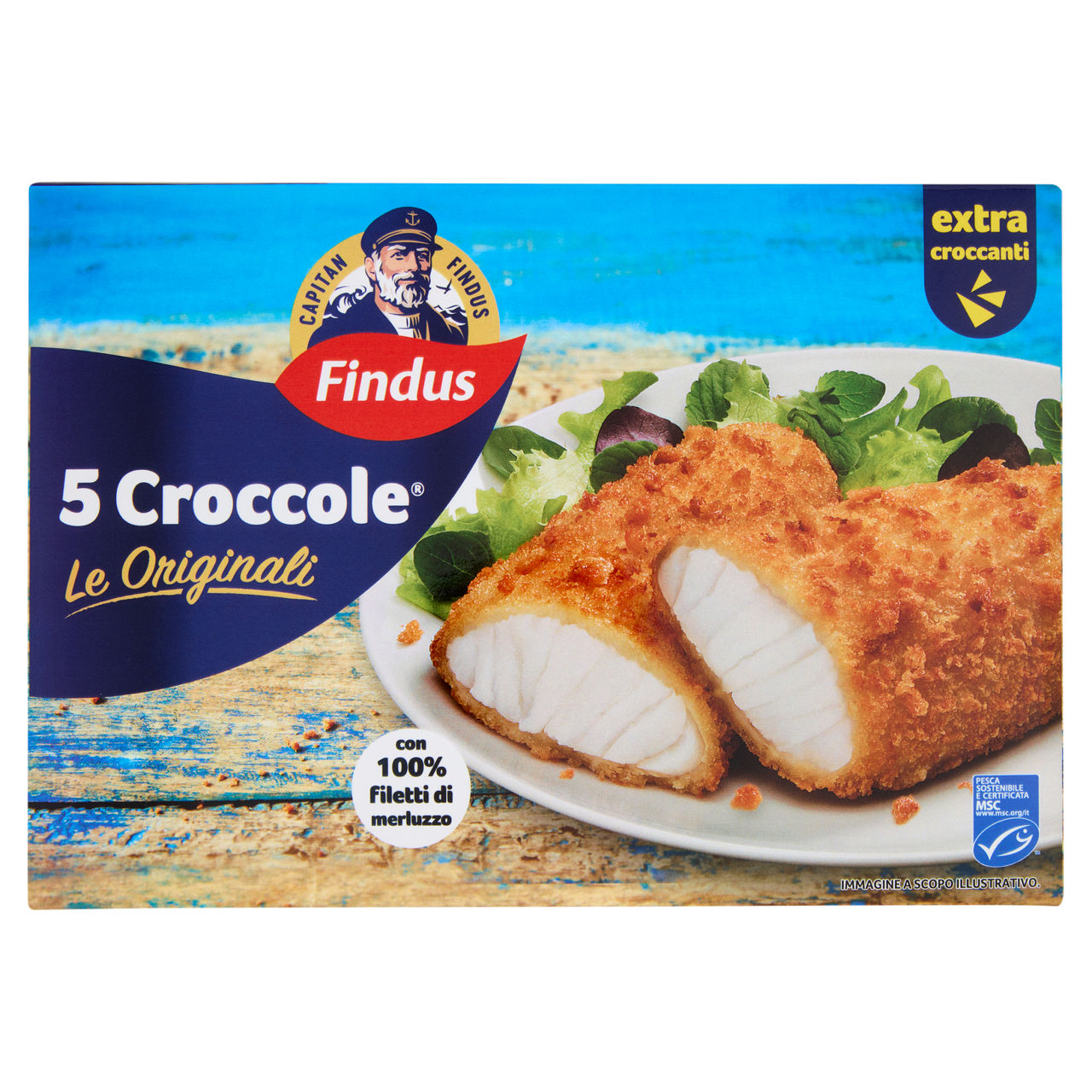 Croccole di merluzzo d'Alaska extra croccanti surgelate 540 gr - Immagine 01