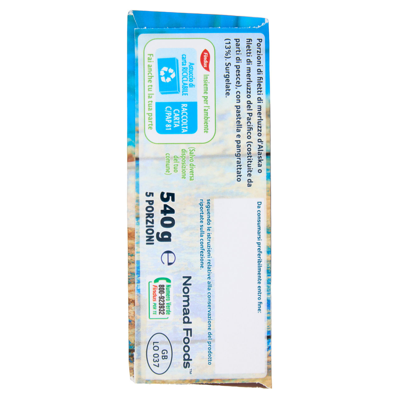 Croccole di merluzzo d'Alaska extra croccanti surgelate 540 gr - Immagine 41
