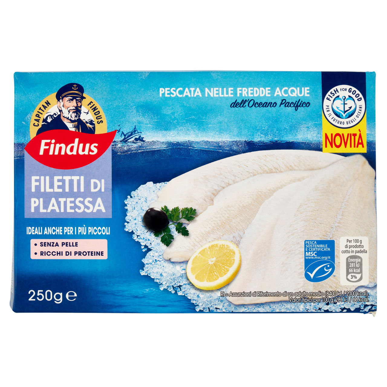 Filetti di platessa del Pacifico surgelati 250 gr - Immagine 01