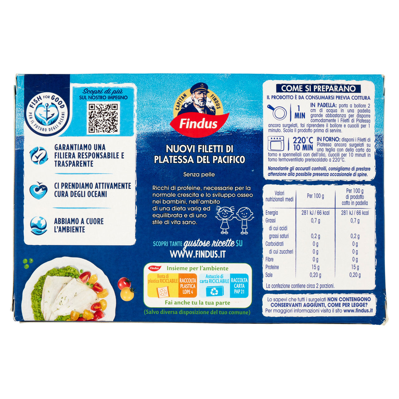 Filetti di platessa del Pacifico surgelati 250 gr - Immagine 41