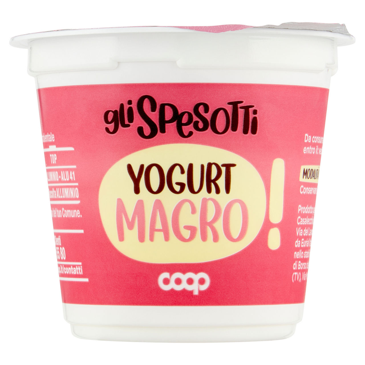 Yogurt bianco magro 125 gr