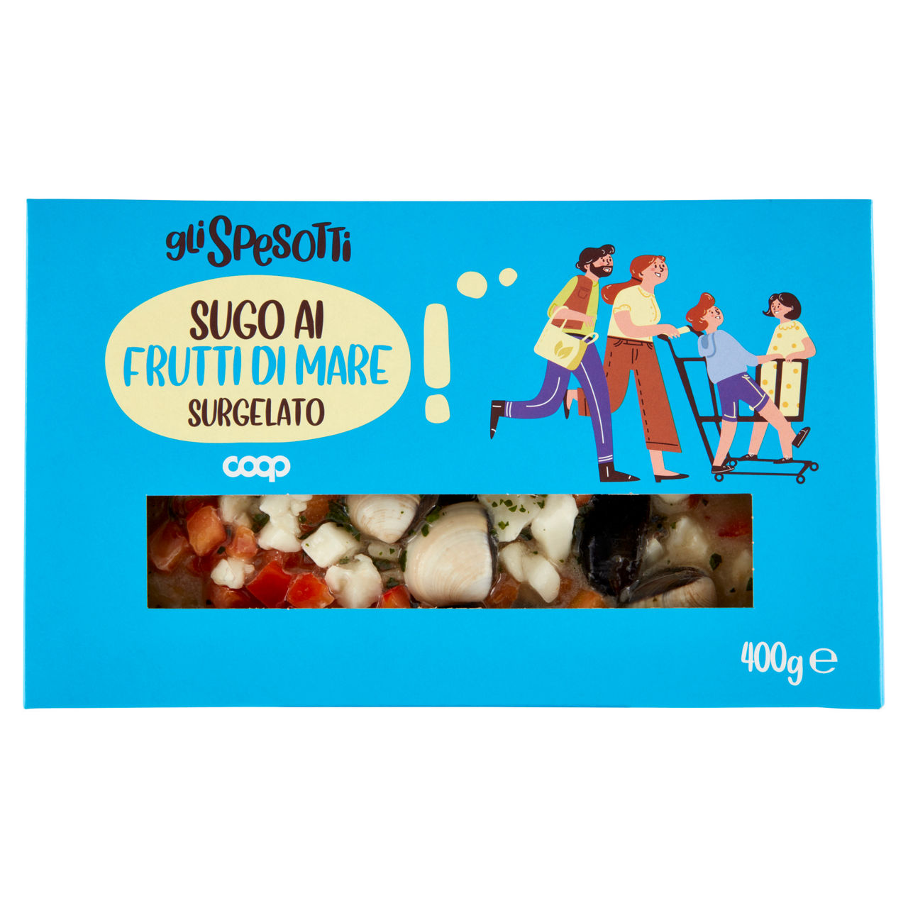 Sugo ai frutti di mare surgelato 400 gr