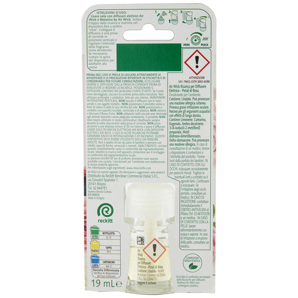 Deodorante ambienti air wick elettrico ricarica rosa limited edition ml 19 - Immagine 21
