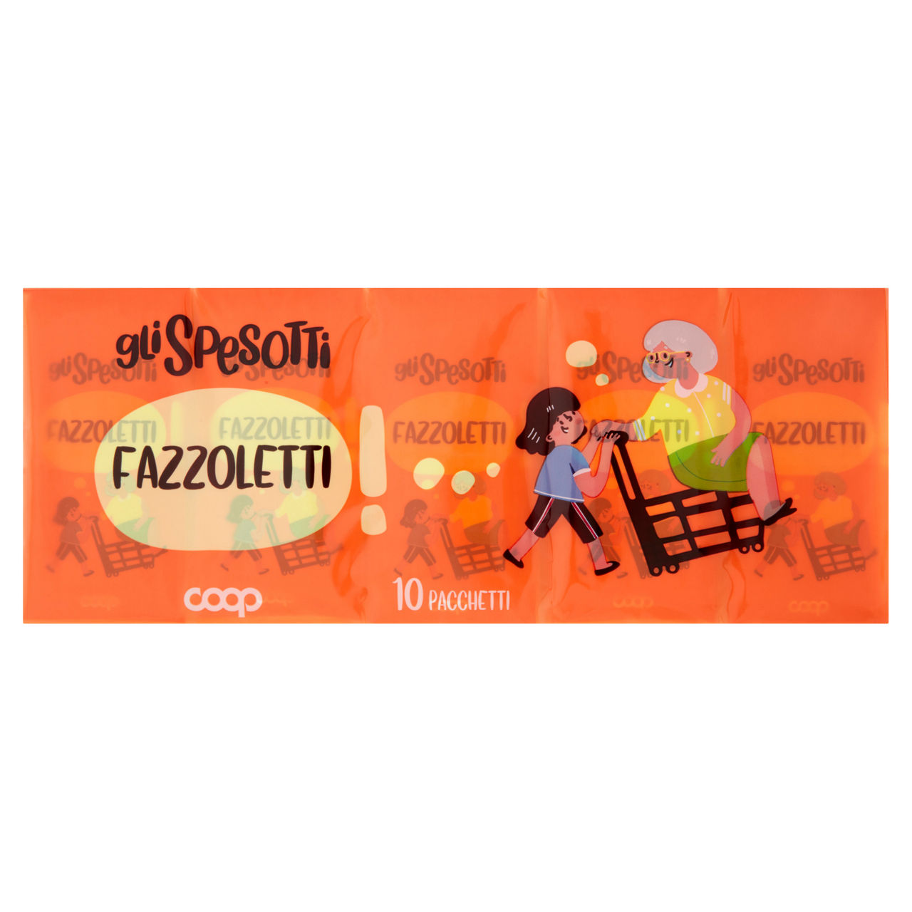 Fazzoletti di carta coop gli spesotti 3veli pz.10