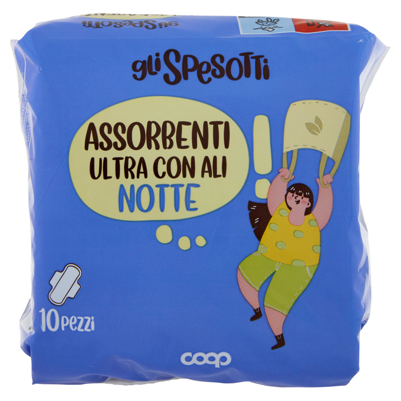 Assorbenti ultra notte con ali coop gli spesotti pz.10 - Immagine 21