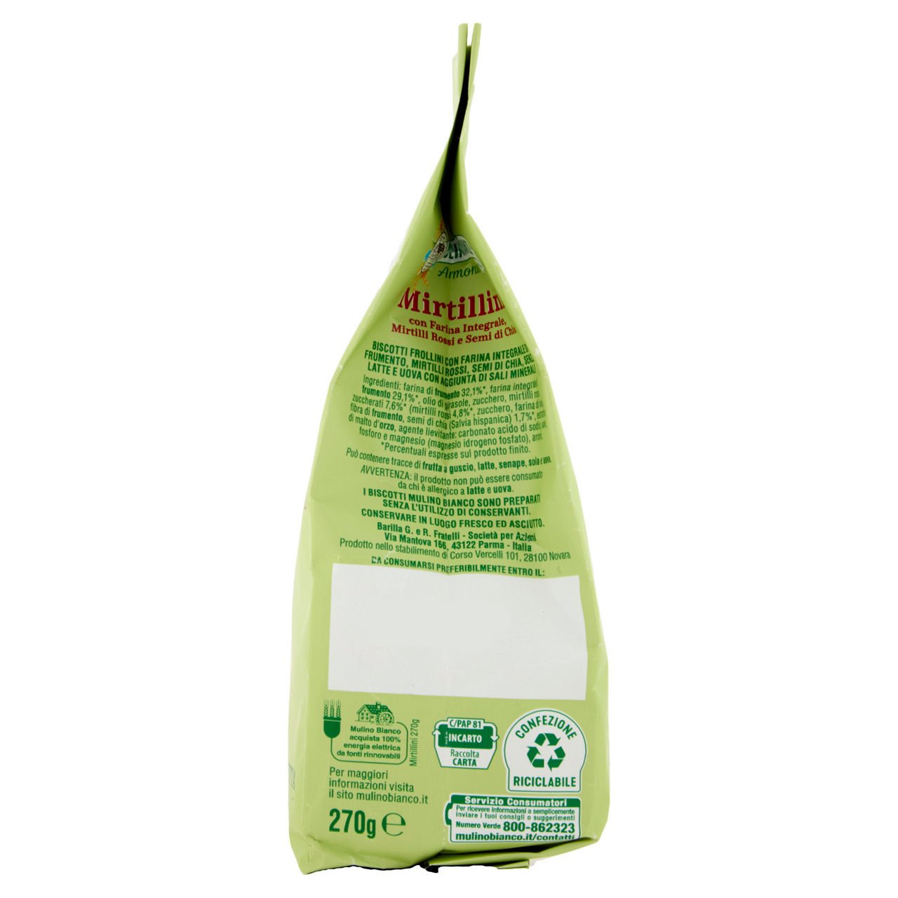 Biscotti mirtillini Armonia 270 gr - Immagine 11